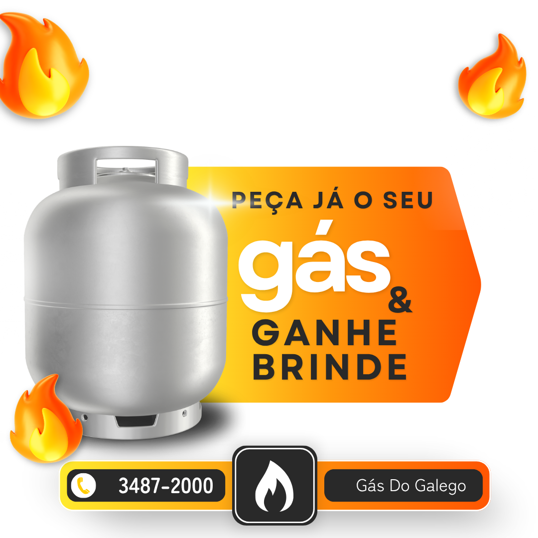 Botijão de gás P13 para cozinha